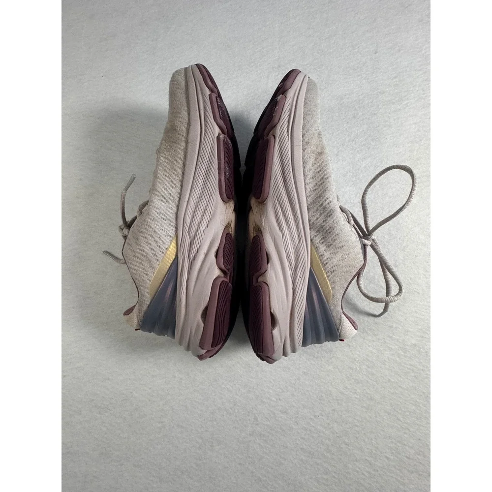Ryka Devo X Max Womens Walking Shoes Tan Plum Lace Up Sneakers Size 7M